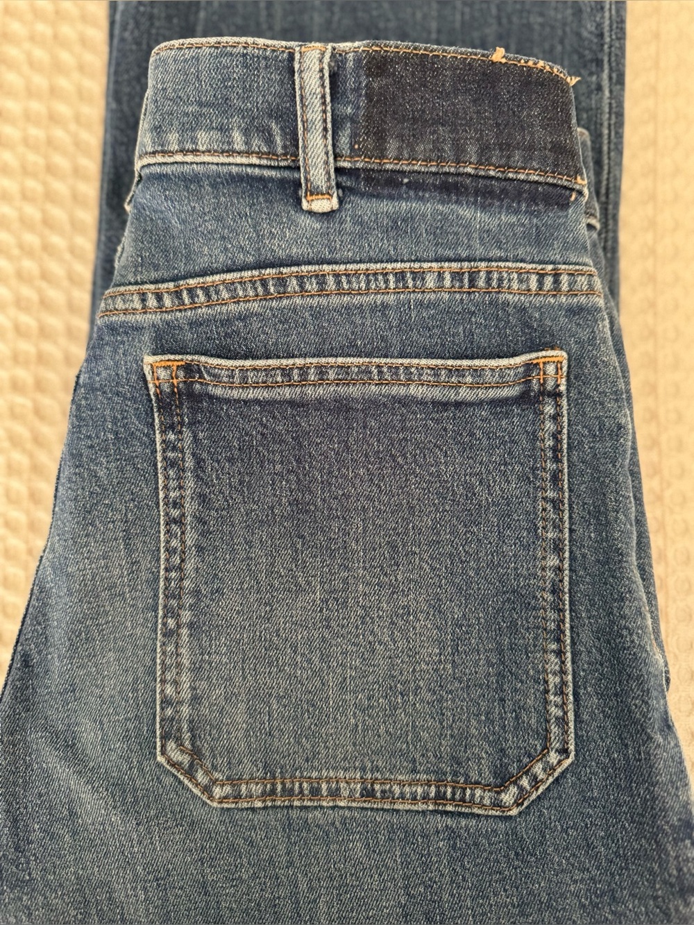 Polo Ralph Lauren Patch Pocket Raw Hem Jeans / Medium Wash / Size 28R - Picture 4 of 7